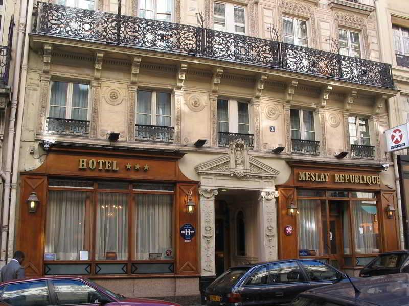 Hotel Meslay Republique Paris Exterior foto