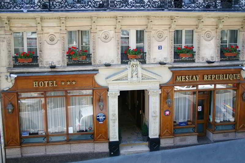 Hotel Meslay Republique Paris Exterior foto